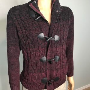 Express Red Zip Up & Closure Sweater Size S Fits M